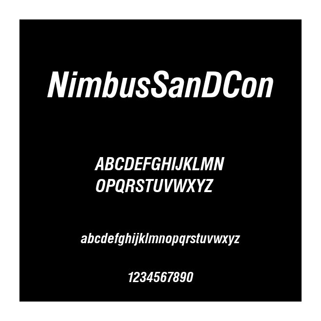 NimbusSanDCon