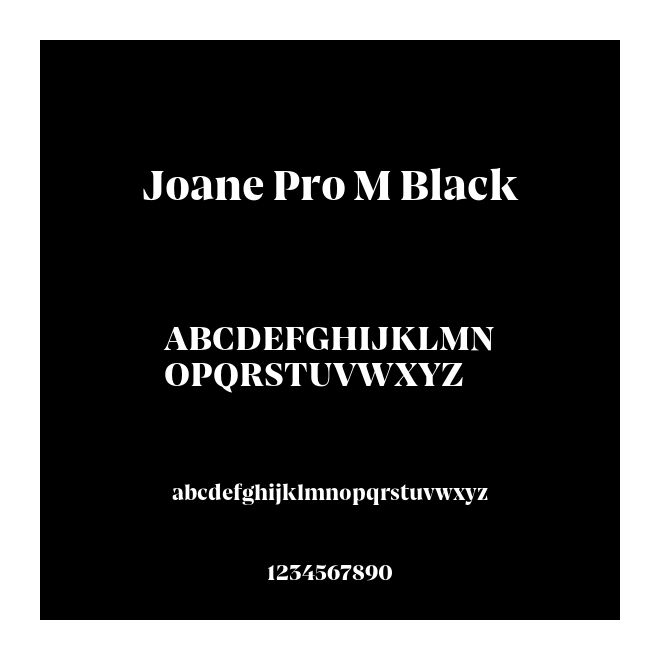 Joane Pro M Black