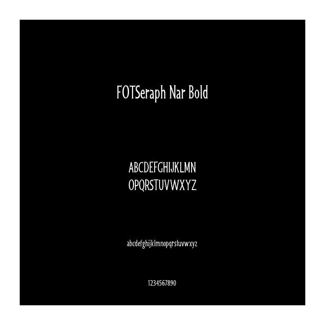 FOTSeraph Nar Bold