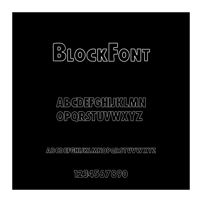 BlockFont