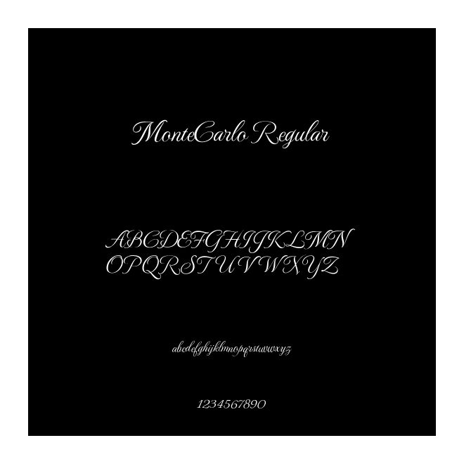 MonteCarlo Regular