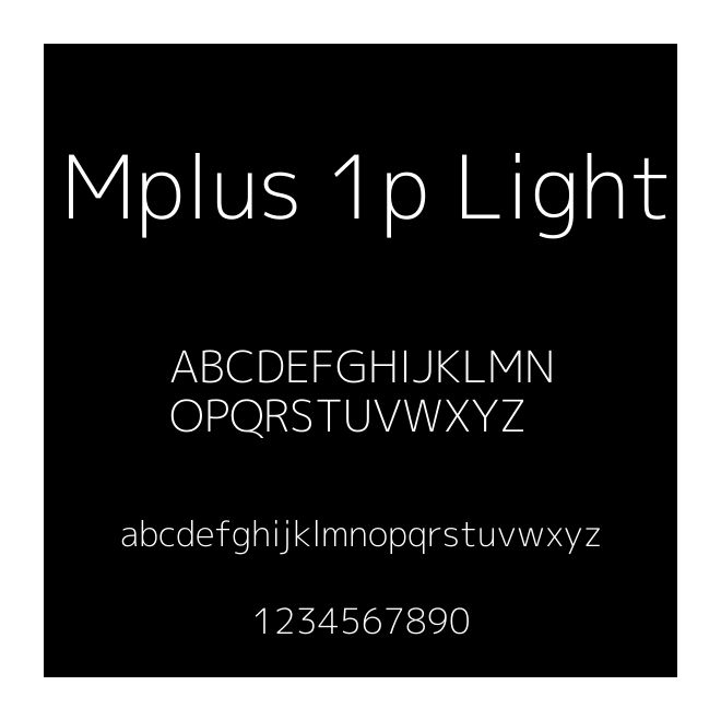 Mplus 1p Light