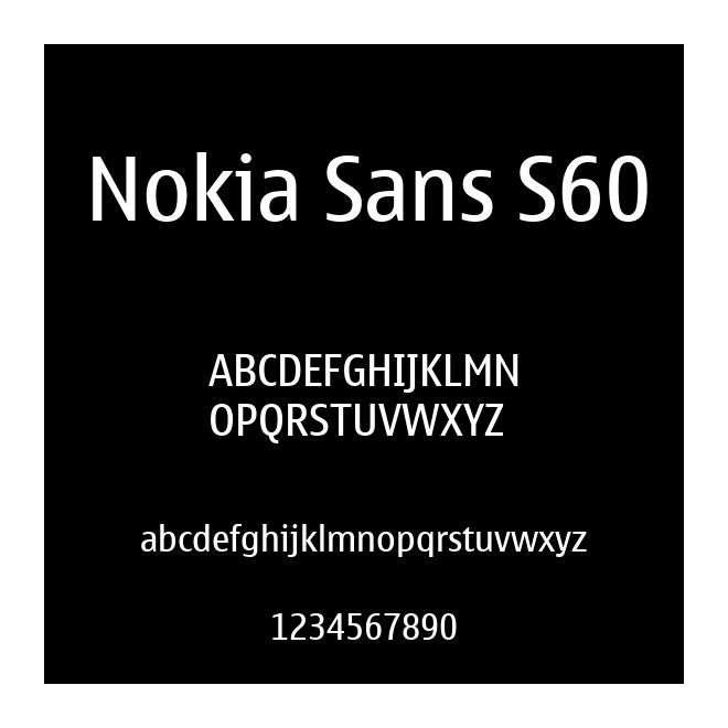Nokia Sans S60