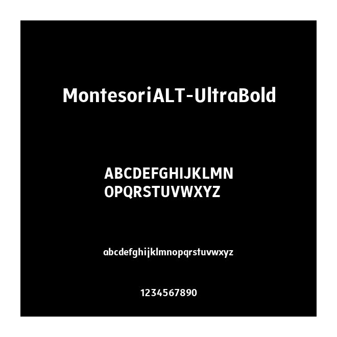 MontesoriALT-UltraBold