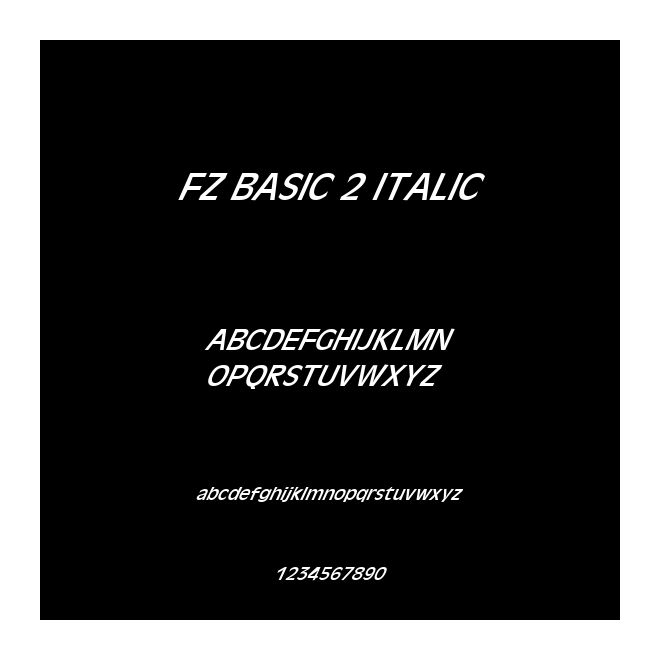 FZ BASIC 2 ITALIC
