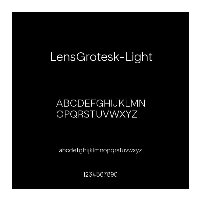 LensGrotesk-Light