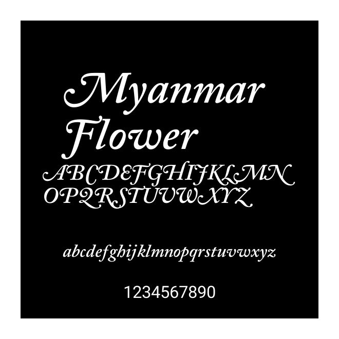 Myanmar Flower