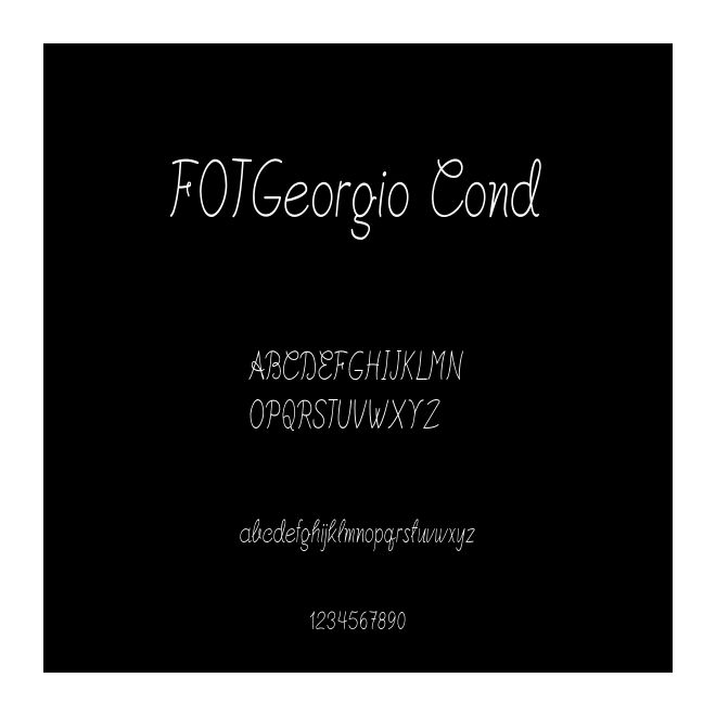 FOTGeorgio Cond