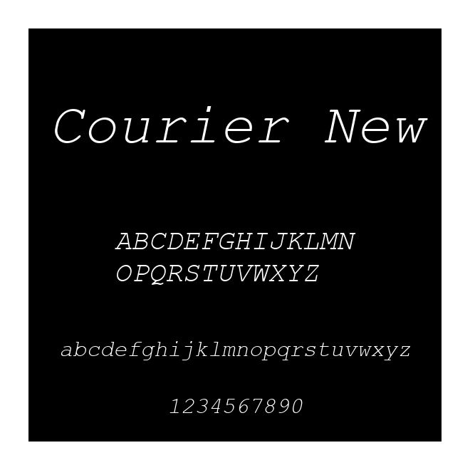 Courier New