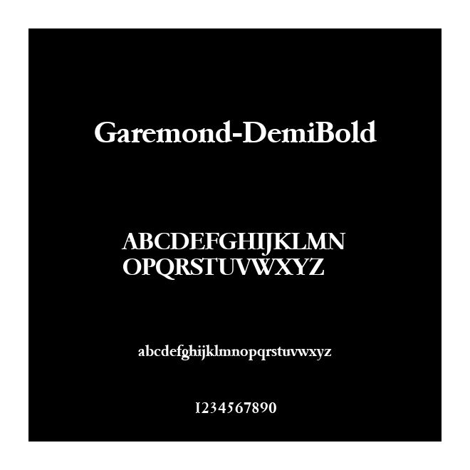 Garemond-DemiBold