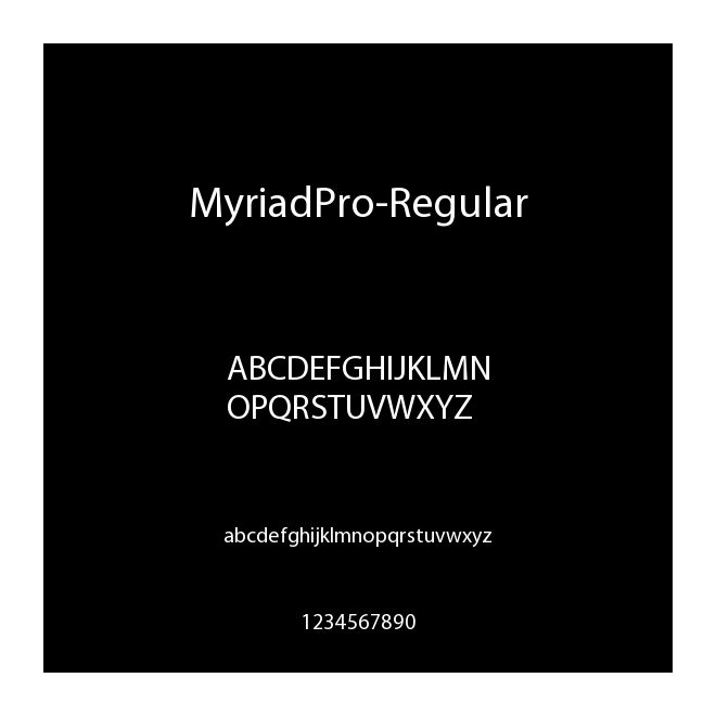 MyriadPro-Regular