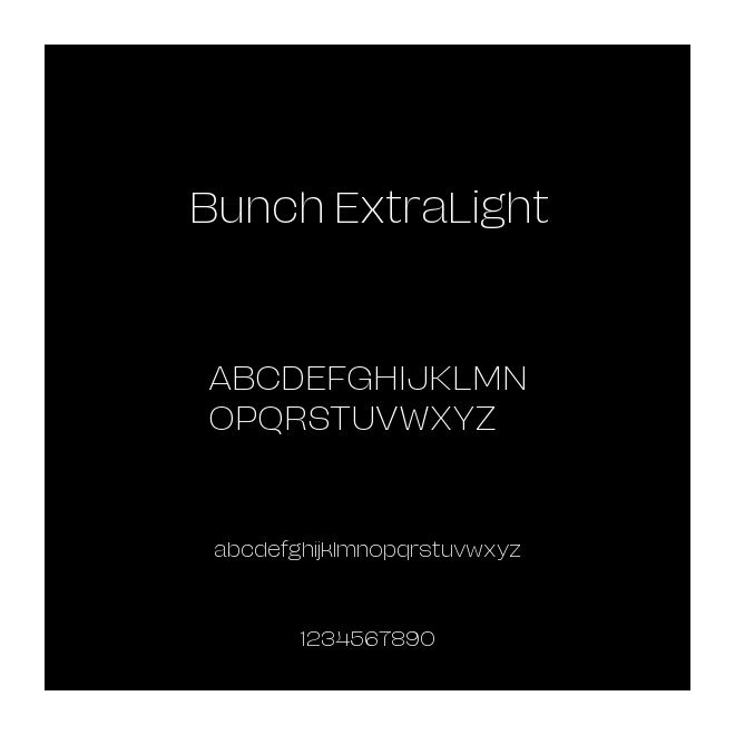 Bunch ExtraLight