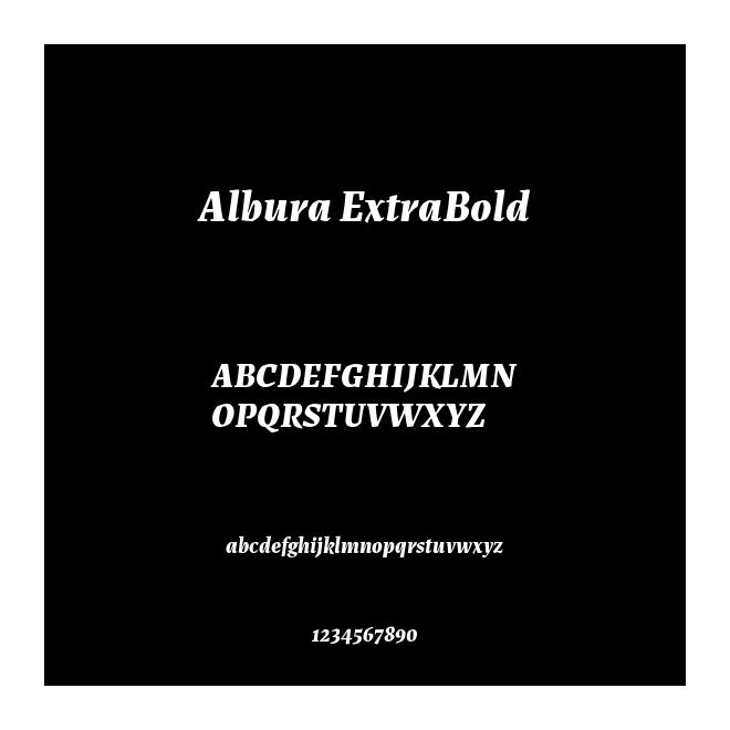 Albura ExtraBold