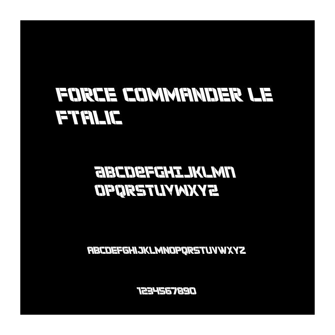 Force Commander Leftalic