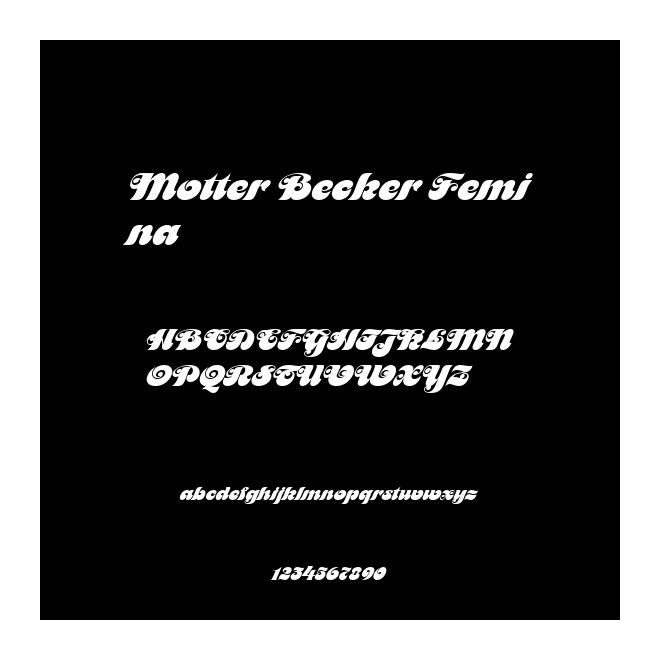 Motter Becker Femina