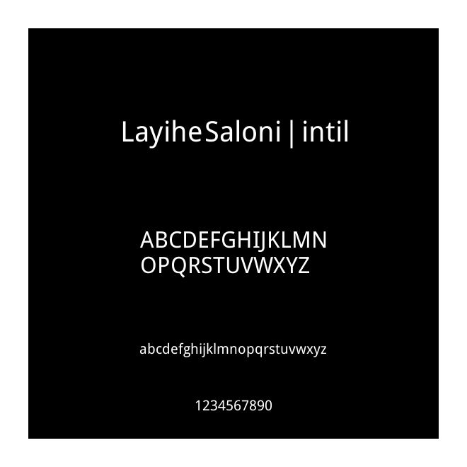 Layihe Saloni | intil