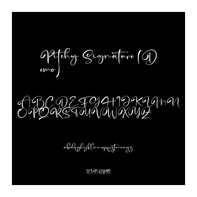 Pitchy Signature (Demo)