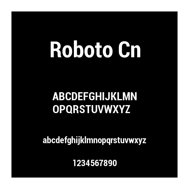 Roboto Cn
