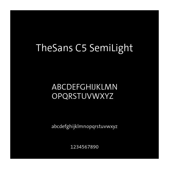 TheSans C5 SemiLight