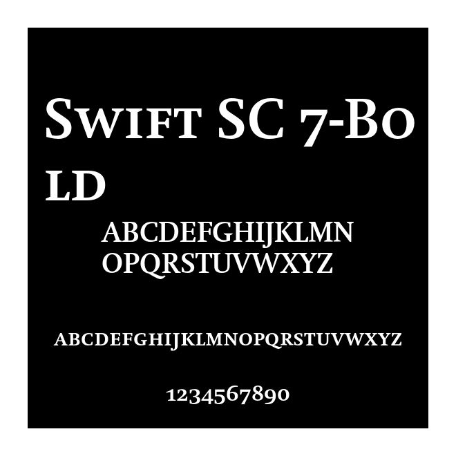 Swift SC 7-Bold