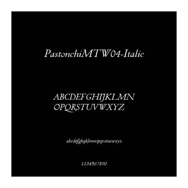 PastonchiMTW04-Italic