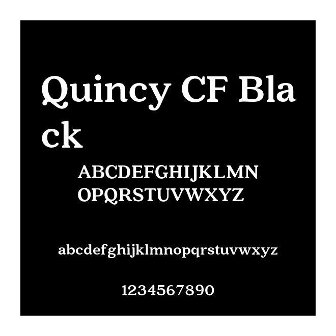 Quincy CF Black