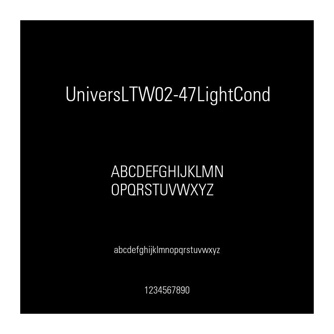 UniversLTW02-47LightCond