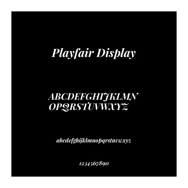 Playfair Display