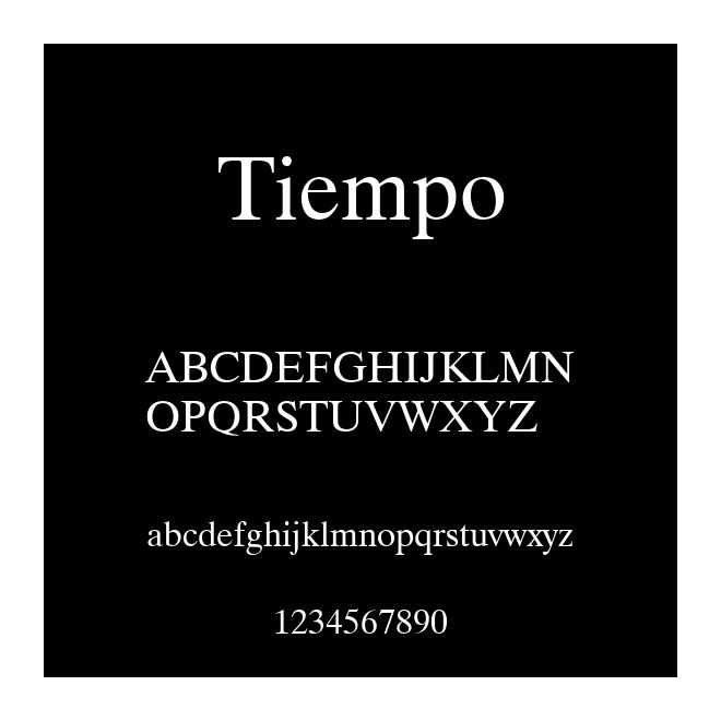 Tiempo