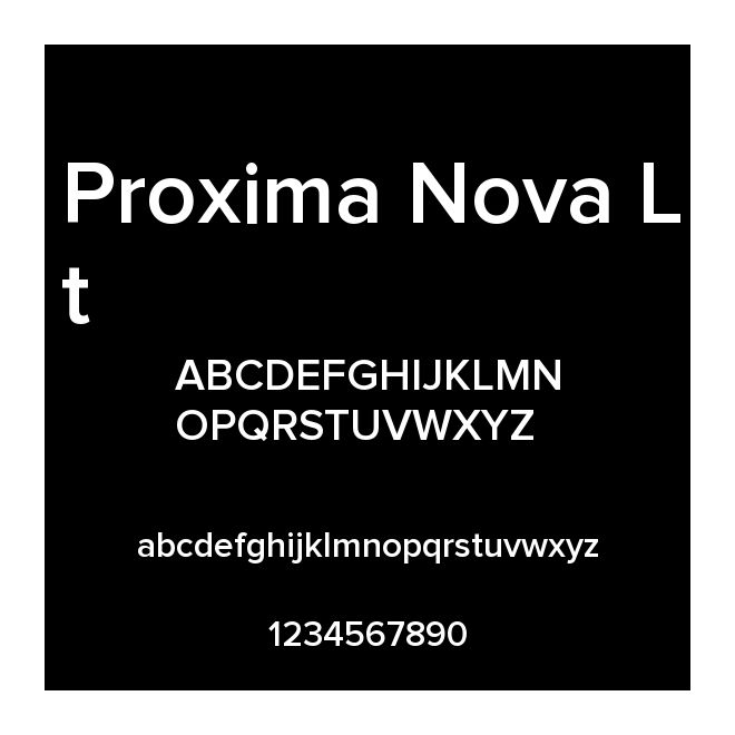 Proxima Nova Lt