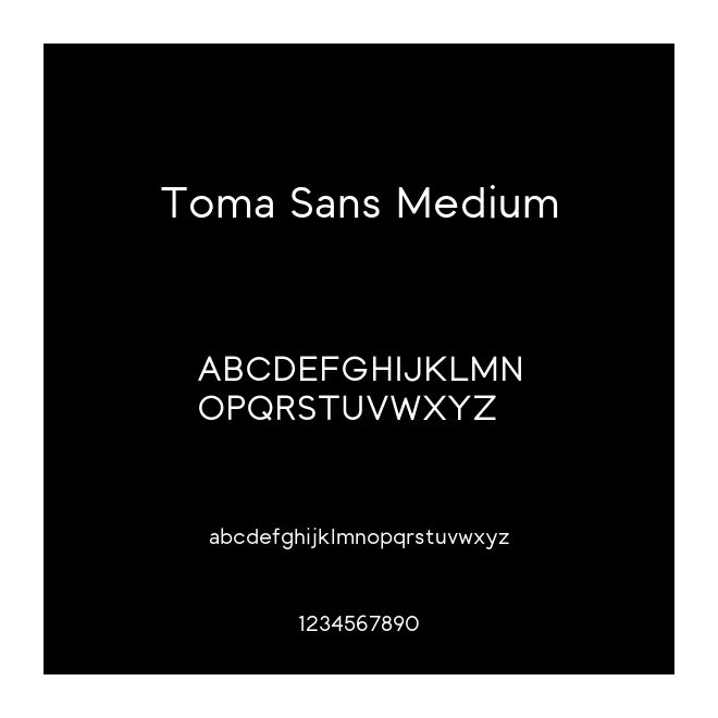Toma Sans Medium