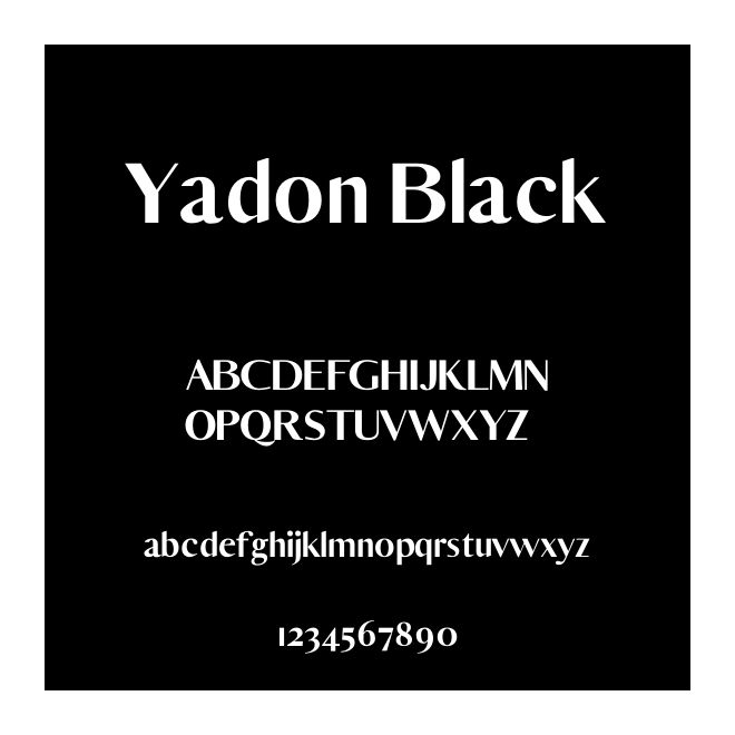 Yadon Black