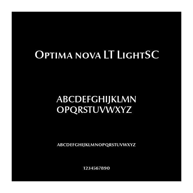 Optima nova LT LightSC