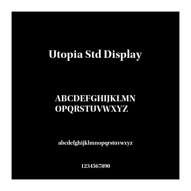 Utopia Std Display