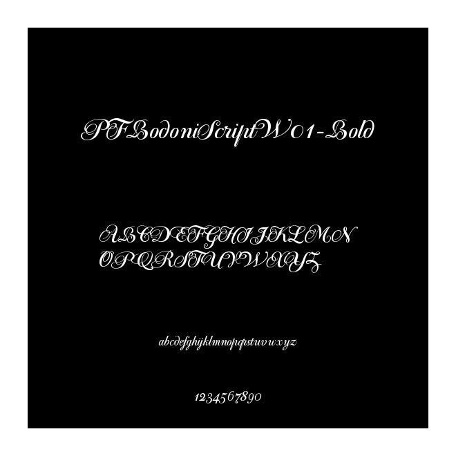 PFBodoniScriptW01-Bold