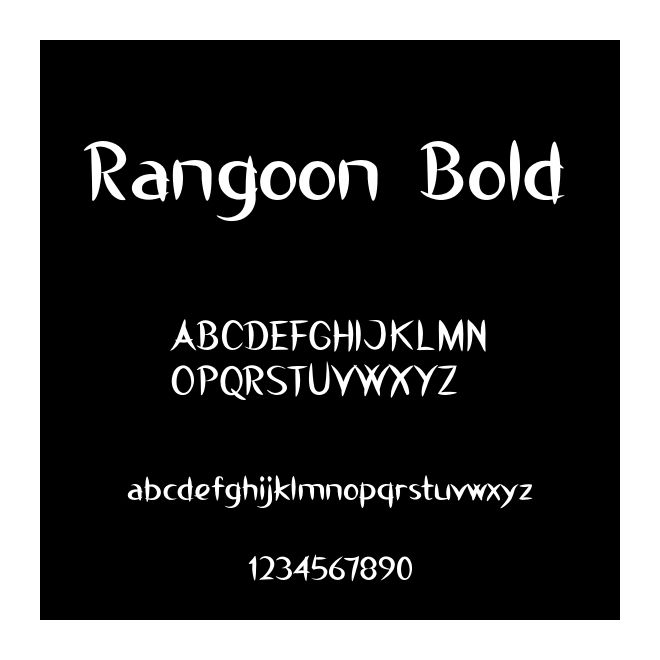 Rangoon Bold
