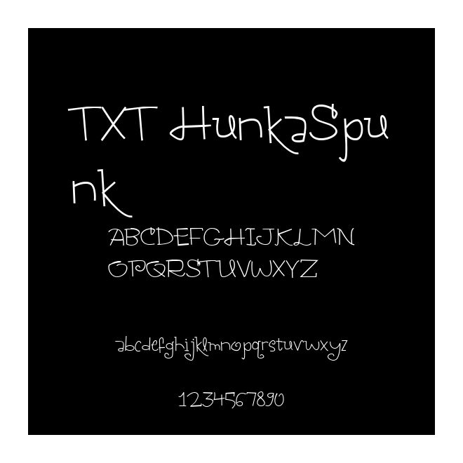TXT HunkaSpunk
