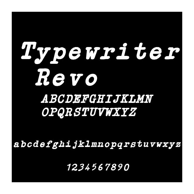 Typewriter Revo
