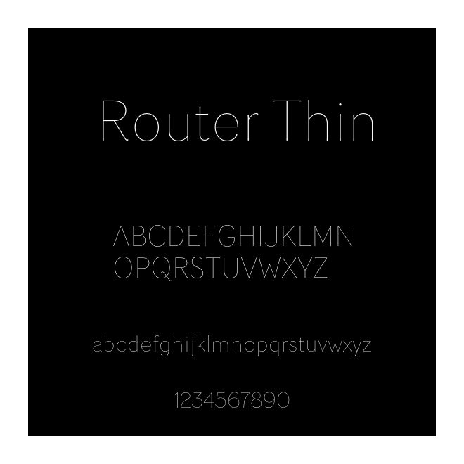 Router Thin