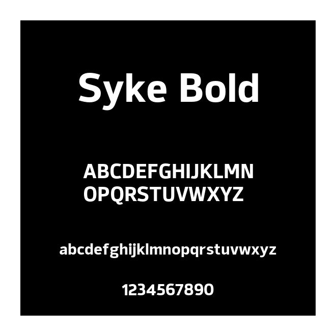 Syke Bold