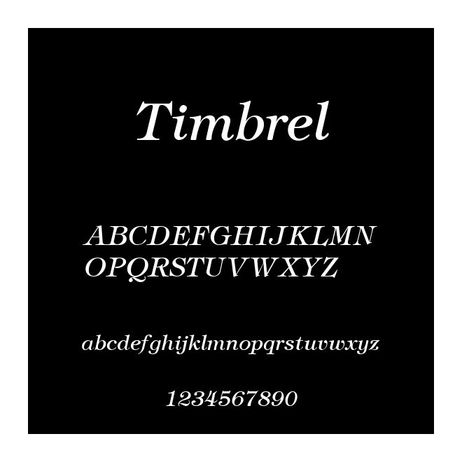 Timbrel