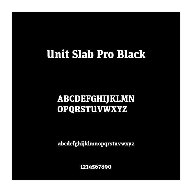 Unit Slab Pro Black