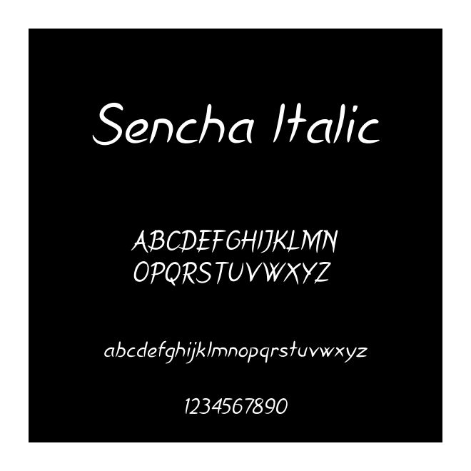 Sencha Italic