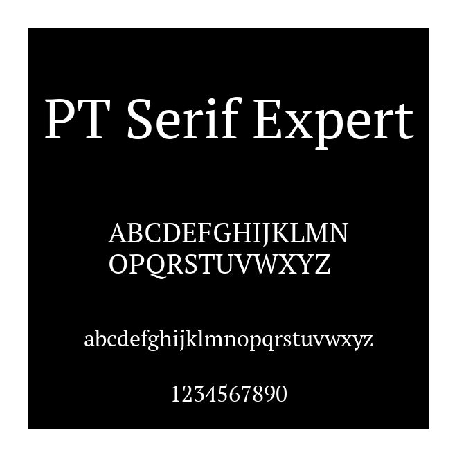 PT Serif Expert