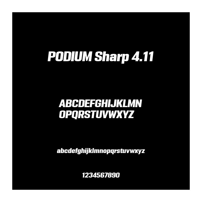 PODIUM Sharp 4.11