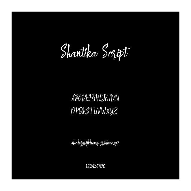 Shantika Script