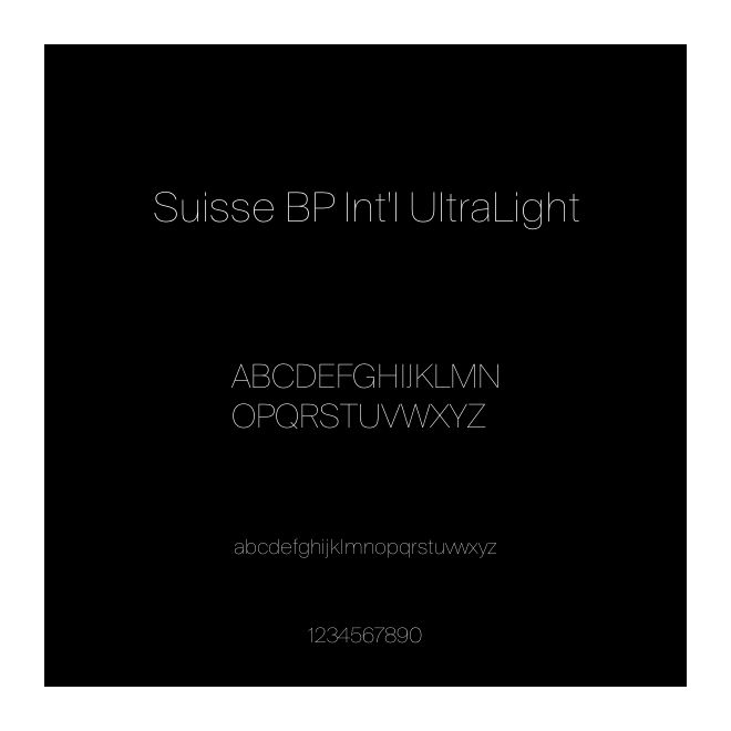 Suisse BP Int'l UltraLight