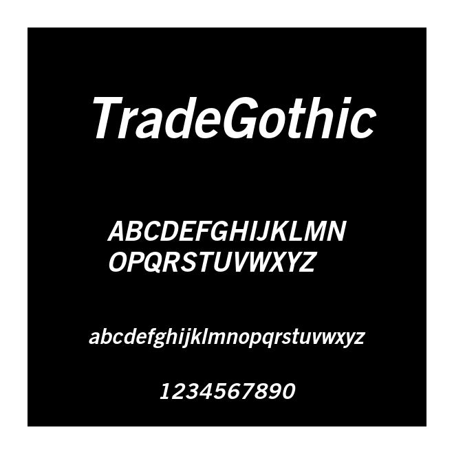 TradeGothic