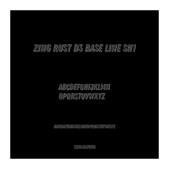 Zing Rust D3 Base Line Sh1