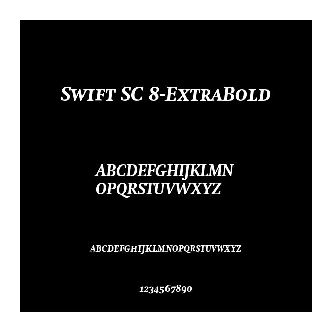 Swift SC 8-ExtraBold